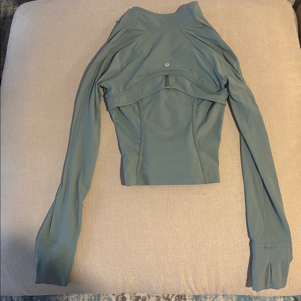 Lululemon Ribbed Green Define Jacket - Picture 4 of 4